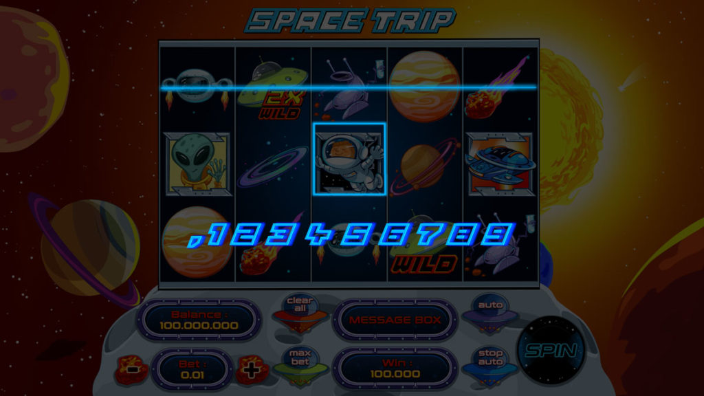 Space Trip crash game hos Seven Casino